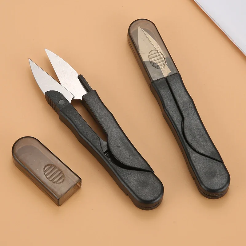 

Scissors Stainless Steel 1PC Clippers DIY Thread Cutter U-shape Clipper Sewing Tool Home Sewing Shears Embroidery Clippers