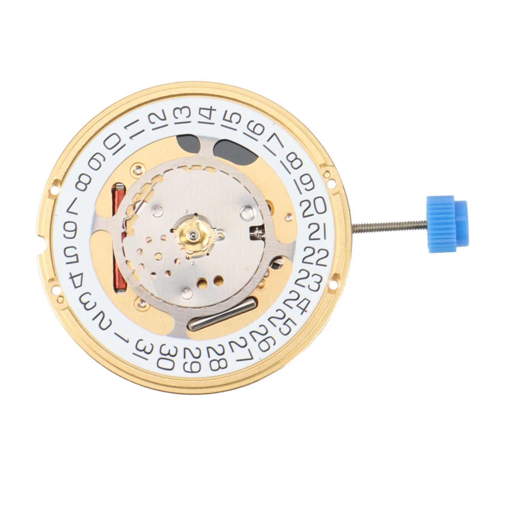 Caldo per ETA F06. e F06.115 Orologio con movimento al quarzo, data a 3', parti di riparazione dell'orologio e stelo di regolazione