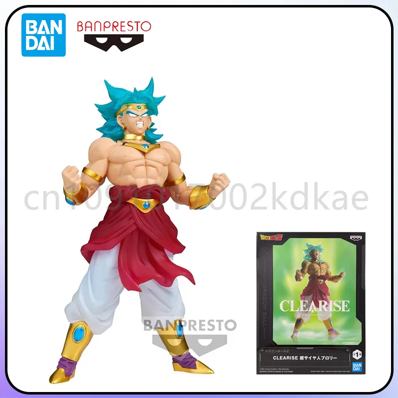 In Stock Bandai Banpresto Dragon Ball Z Series Clearise Super Saiyan Broly Action Figures Model Toys Collectibles Gift