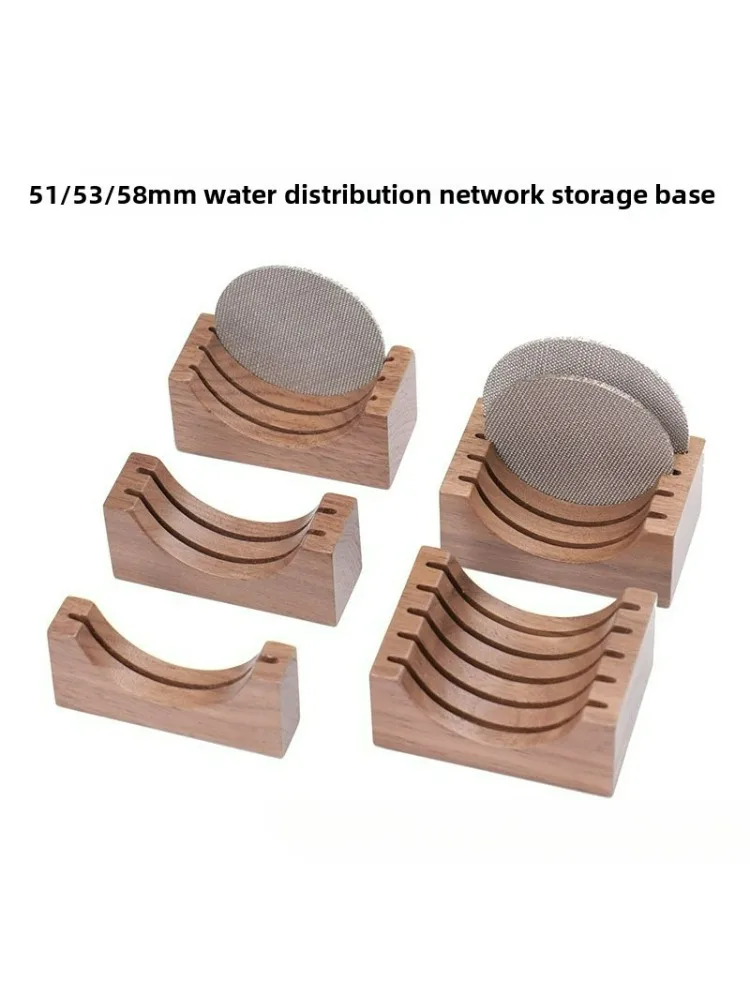 

51/53/58mm Coffee Tamper Station Knotted Mesh Universal Shelf Coffee Secondary Water Distribution Mesh Storage Base