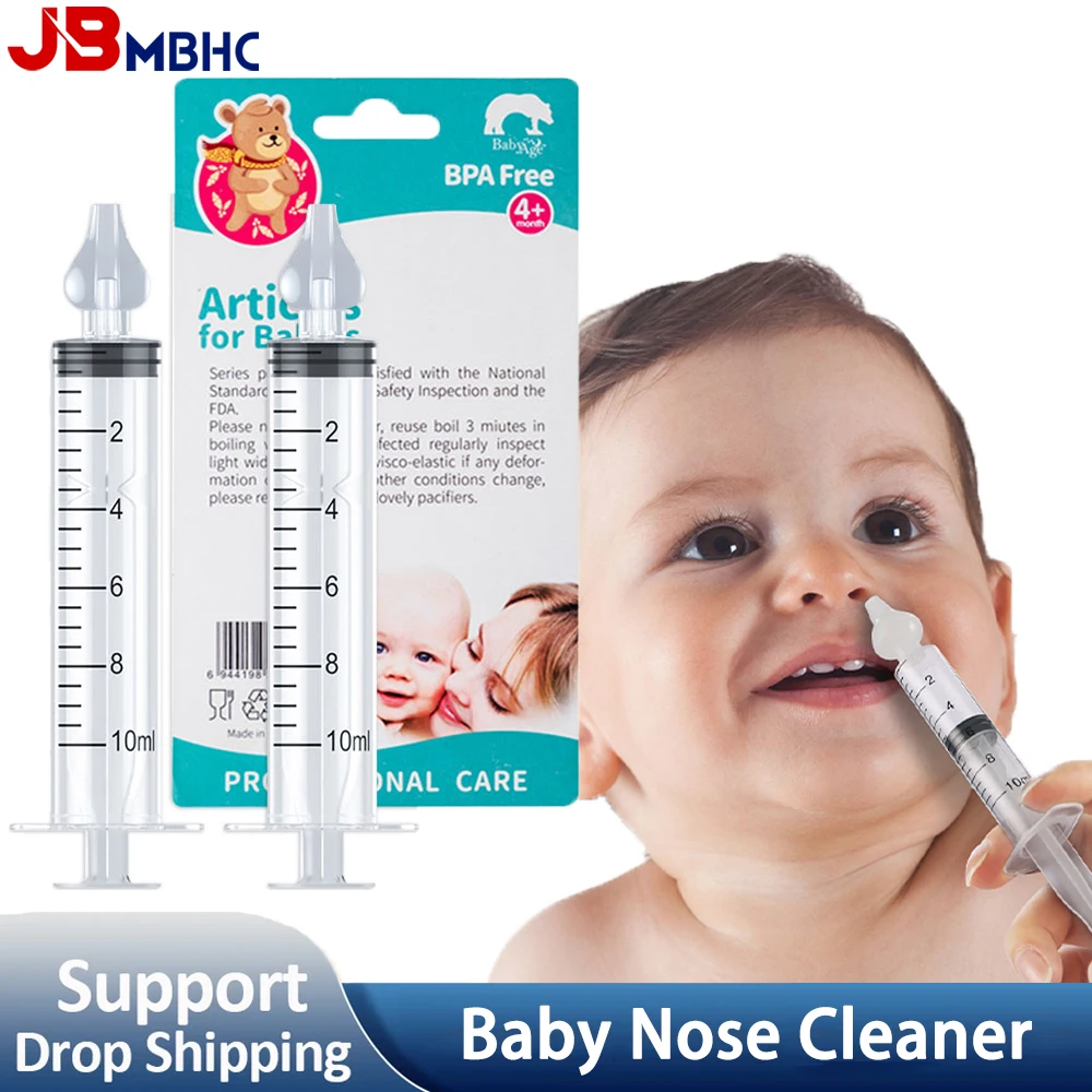 New Baby Nose Cleaner Rhinitis Nasal Washer Needle Tube Baby Nasal Aspirator Cleaner Syringe Baby Nose Washing for Children