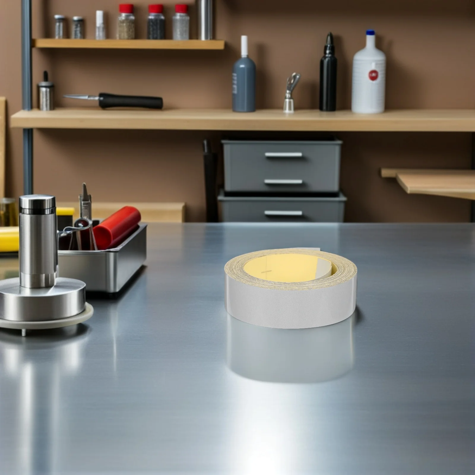 1 Roll 196.5 Inch Optical Reflective Tape For Tachometers Self Adhesive Digital Speed Measurement Strips Automotive Mechanical