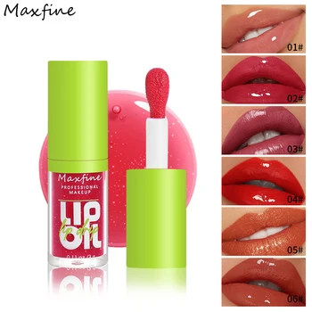 6-tone moisturizing lip gloss luminous oil lip gloss, moisturizing transparent liquid lip…