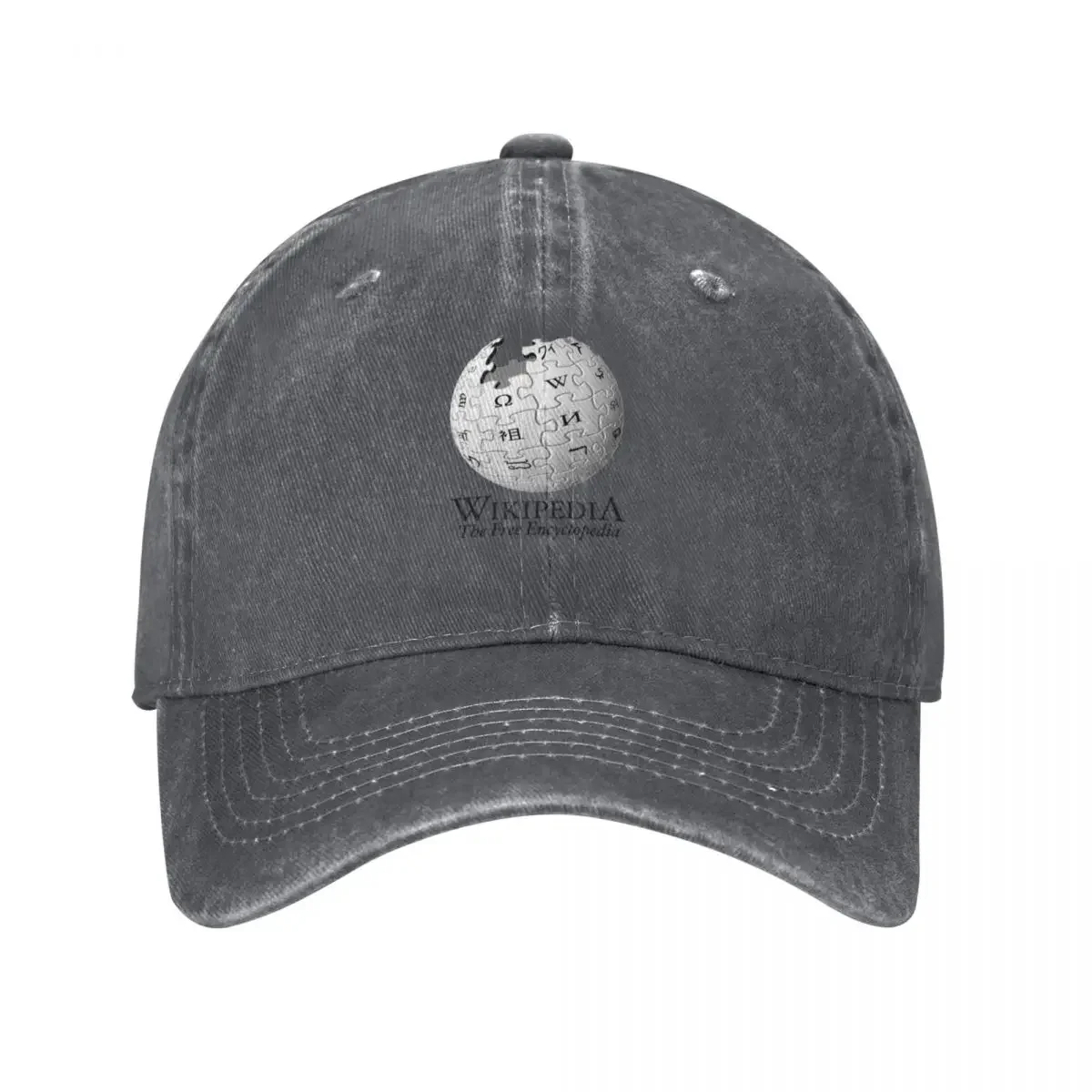 

Wikipedia logo t-shirt Classic Baseball Cap Rave dad hat Mens Women's