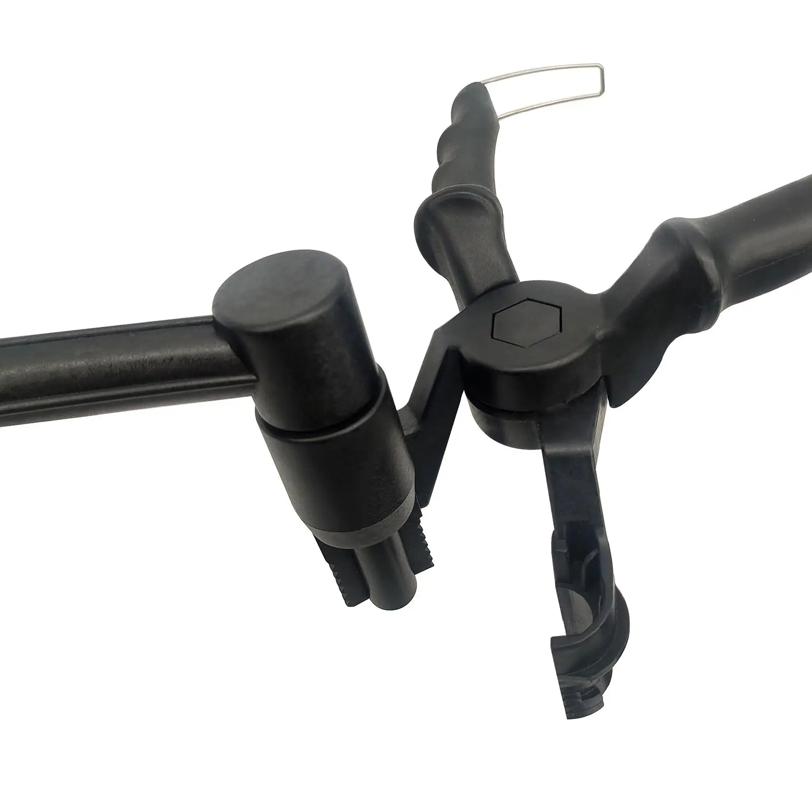 Wide Mouth Engine Oil Funnel Spillproof Clamp Adapter Durable Plastic Tool Set for Universal Car Refueling