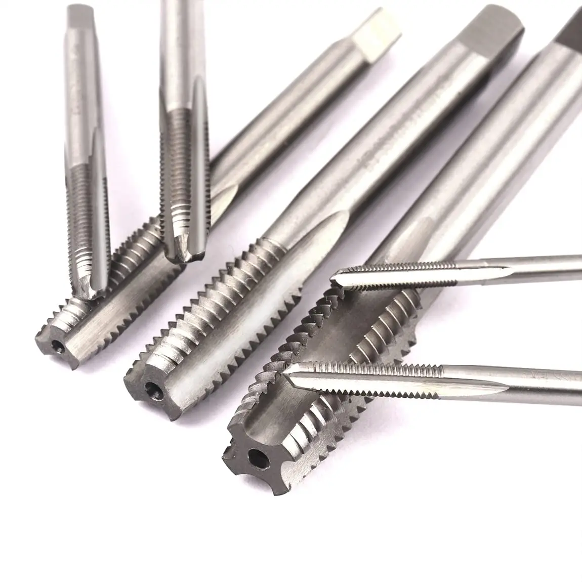 Metric Screw Thread Tap 1pc M3-M12 Left Hand Machine Thread Tap HSS Steel Machine Plug Tap Metal Screw Hole Tap Drill