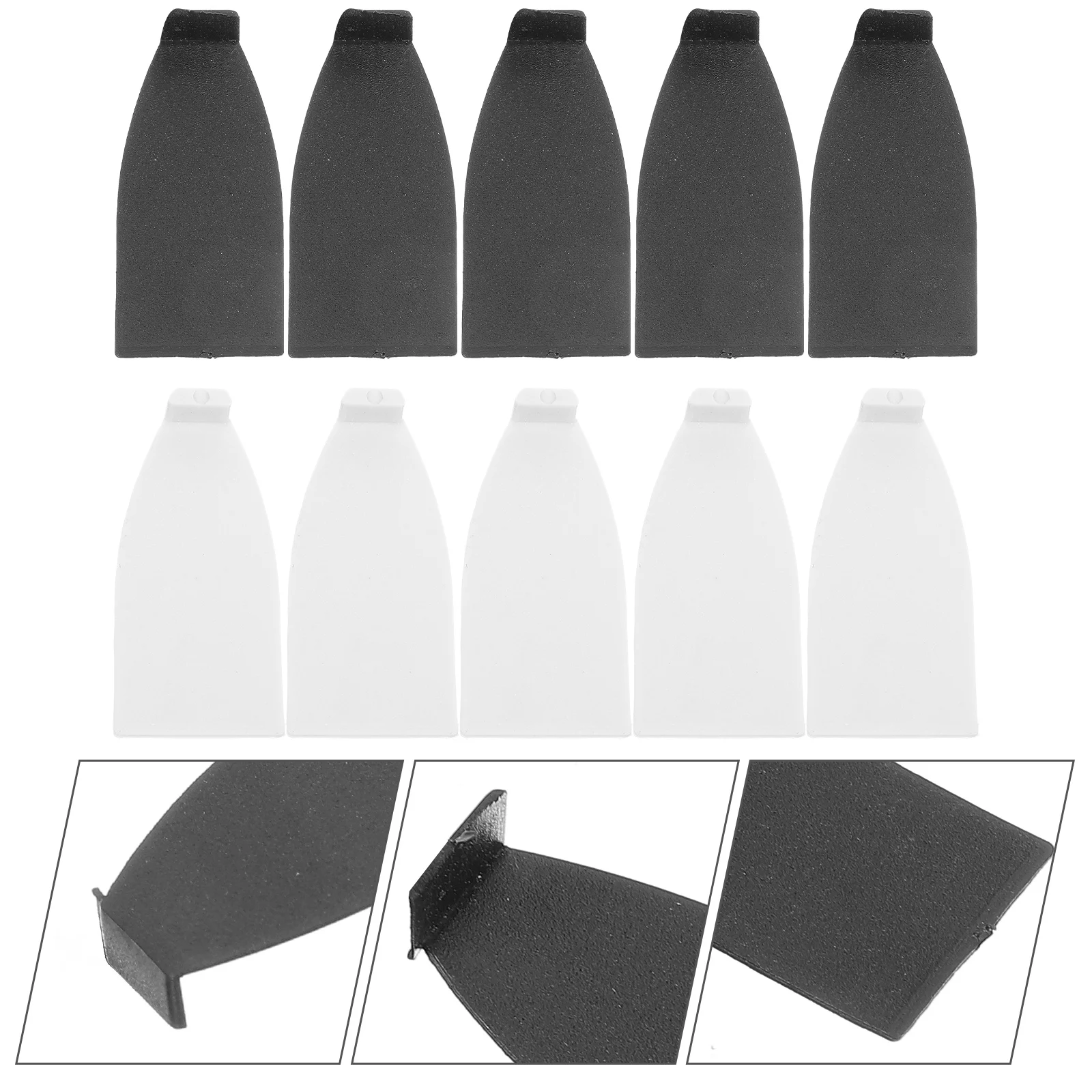 

10 Pcs Violin Bow Tips Plastic Accessories Cello Baby Repair Parts Stringed Instruments Fittings Long Service Life Wide Range