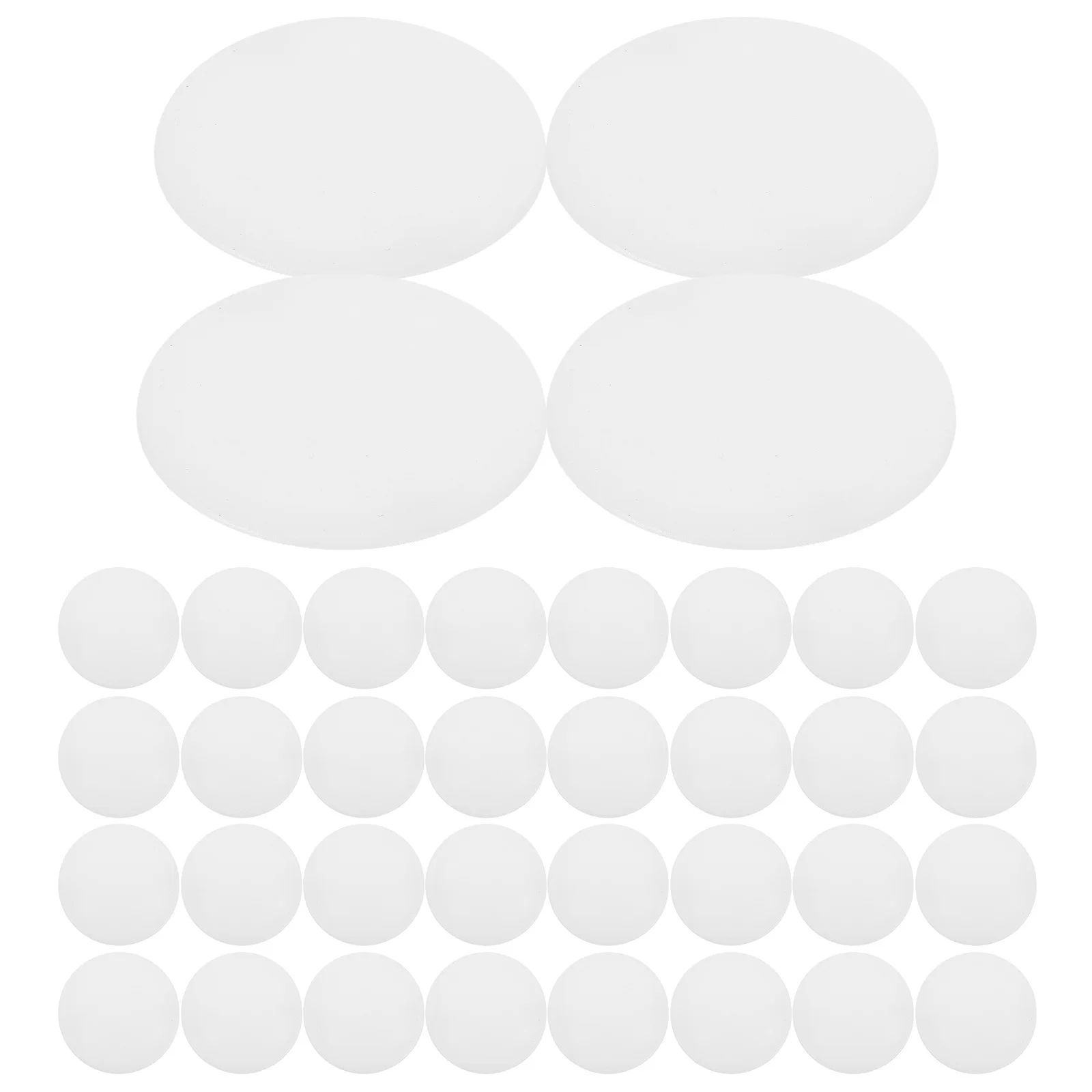 50Pcs Furniture Hole Cover Caps for Desks Cabinets Wardrobes Conceal Unsightly Holes Aesthetic and Practical White