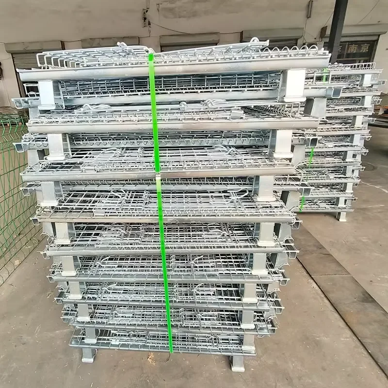 for Storage Cages for Industrial  Stackable Durable Suitable for Warehouse and Inventory Management