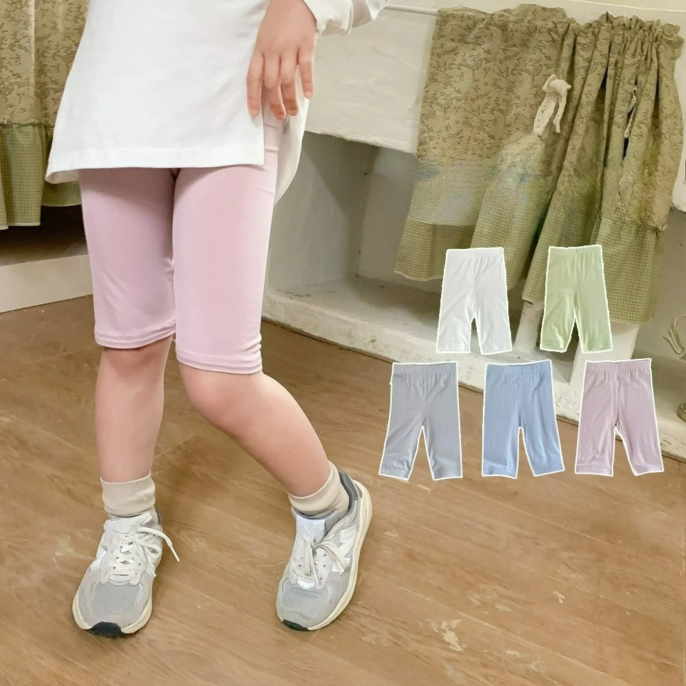 

Toddler Girls Lightweight Summer Shorts Modal Blend Anti-Slip Silky Safety Undershorts Mid-Thigh Length Chic