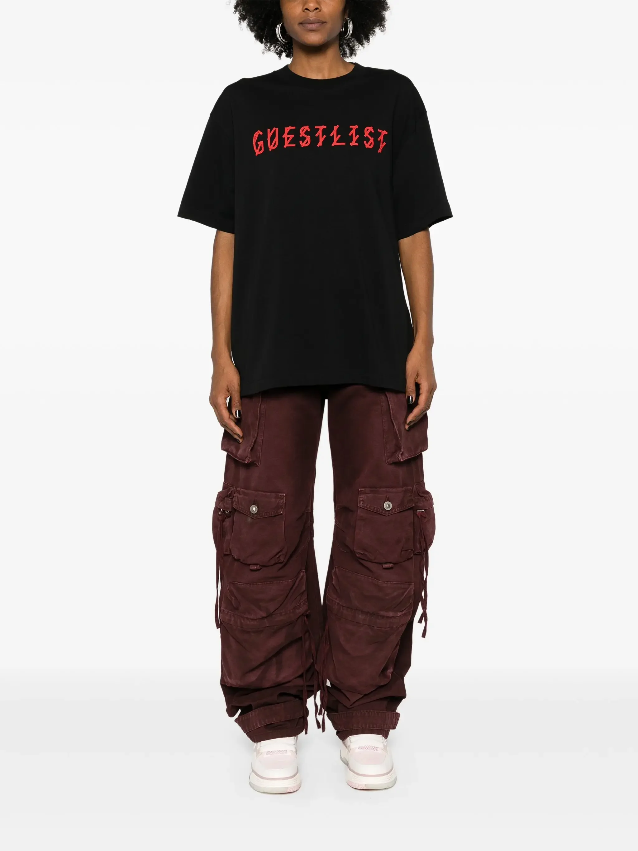 العصرية عادية القطن 44 تسمية مجموعة المرأة تي شيرت إمرأة رجل للجنسين قصيرة الأكمام الهيب هوب رسالة تي شيرت مطبوع المتضخم تيز #2