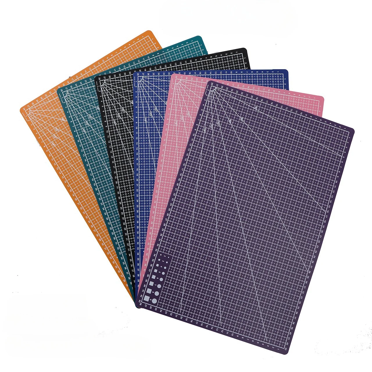 Tapete de corte de PVC de un solo lado A3/A4/A5 para banco de trabajo, costura de retazos, cuchillo DIY, grabado, almohadilla artesanal Manual de cuero