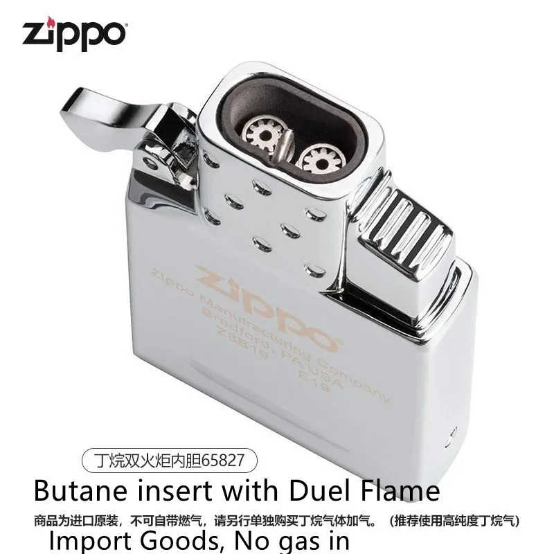 Zippo Double Arc Lighter Insert(USB Rechargeable), Jet Flame Double / Single Torch Butane Lighter Insert (Unfilled) in case