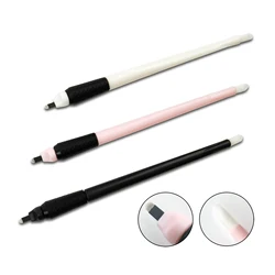 5/10/50PCS New Disposable Microblading Manual Tattoo Pen Sterilized Permanent Makeup Eyebrow Pen With U Blades