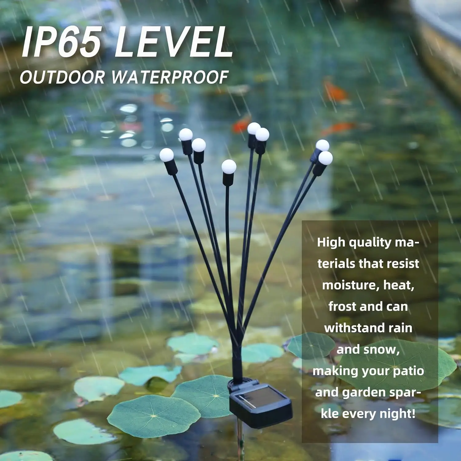 Imagem -05 - Solar Firefly Lights para Garden Lawn ao ar Livre Impermeável Swaying Light para Pátio Pátio Pathway Decoração Led 10 Led