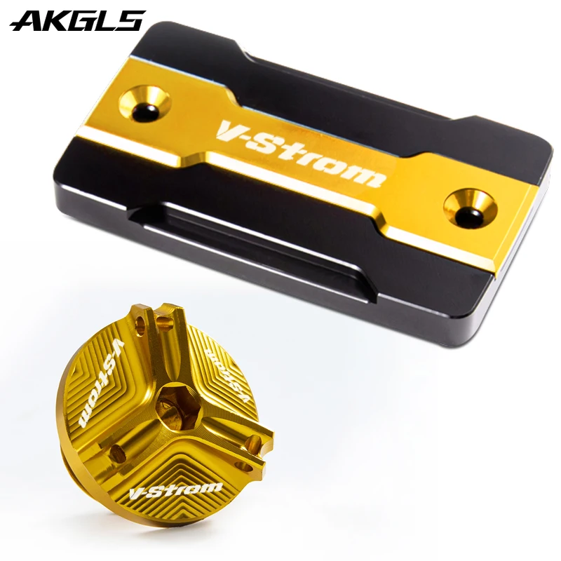 For Suzuki Vstrom 650 v-strom 650 1000/xt DL650 1000 250 v strom650 Front brake fluid tank cap filler cap protection Accessories - Image 3