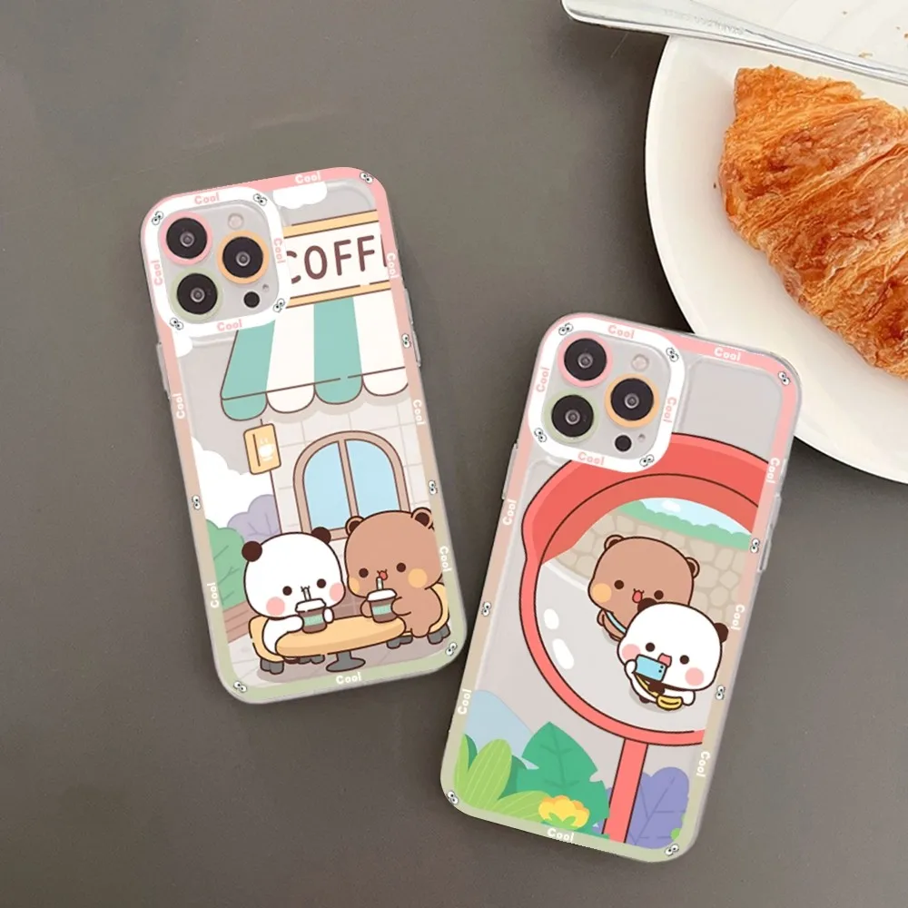 

M-Milk Bear Cute Cartoon Mousepad For Redmi 7 8 9 A For Redmi Note 5 7 8 9 10 11 Pro Max 4G 5G Funfas