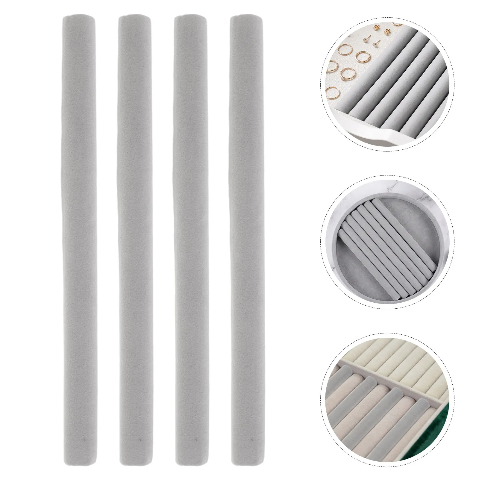 16Pcs Jewelry Box Storage Dividers Soft Sponge Inserts Adjustable Partition Strips for Necklace Earring Rings Organizer