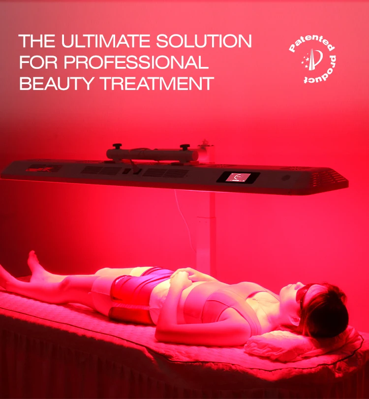 BioMol Smart Voice Control NIR Red Light Device 7 Wavelength PDT Red Light Therapy Panel for Wellness Use