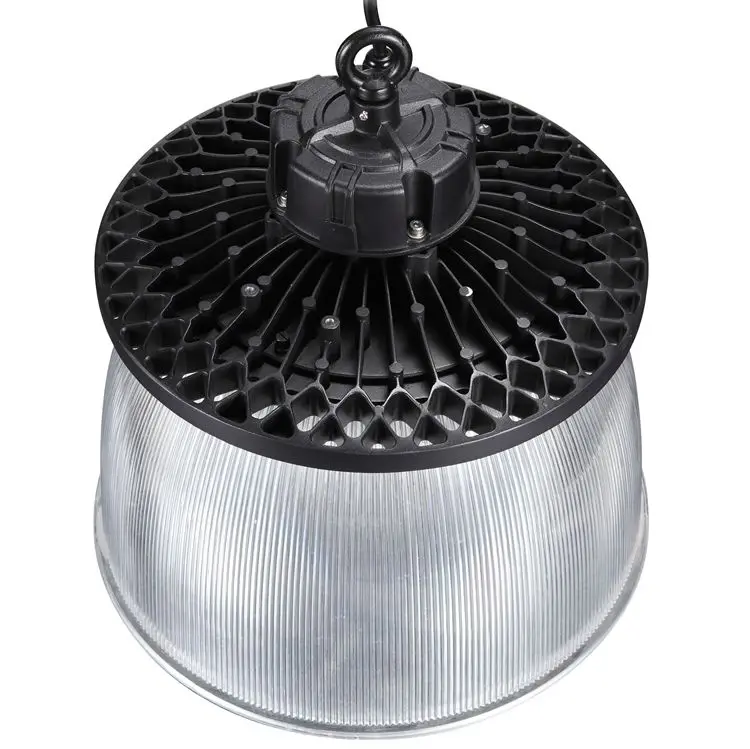 

High UFO Bay Light 100W/60W/150W/200W High Lumens 190lm/w IP44 5-Year Warranty Die-casting Aluminum 5000K Daylight Lighting
