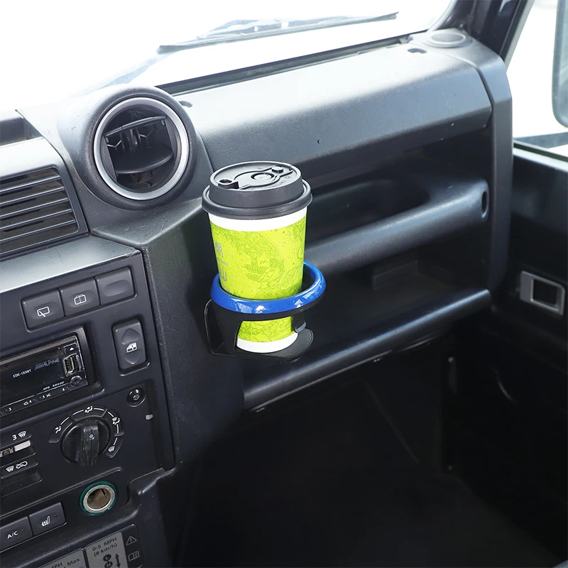 

Gao Ruying для Land Rover Defender 90 110 130 04-18 из углеродистой стали, черный автомобильный держатель для чашки с водой, накладка, автомобильные аксессуары