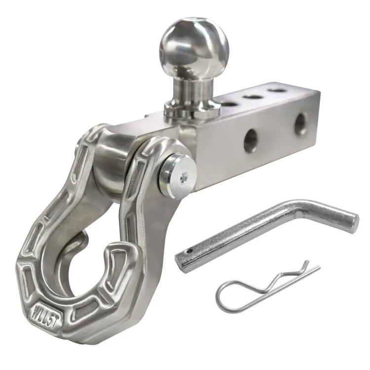 Universal stainless steel trailer hitch, trailer tow bar, tow ring, trailer hook