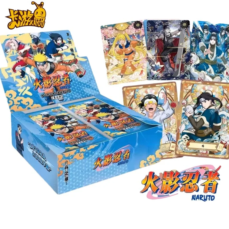 New Original Kayou Anime Naruto Cards T2w7 Chapter Of Soldiers Box Rare Cr Ninja World Collection Cards Toy For Children Gift