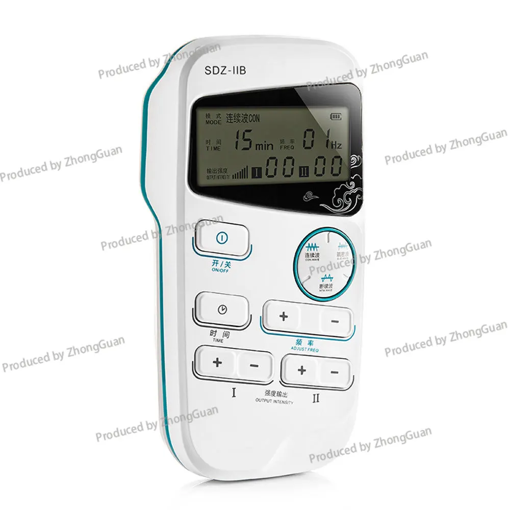 SDZ-IIB Handheld Electroacupuncture Stimulator Electro acupuncture treatment instrument 2 Channel Muscle Nerve stimulator