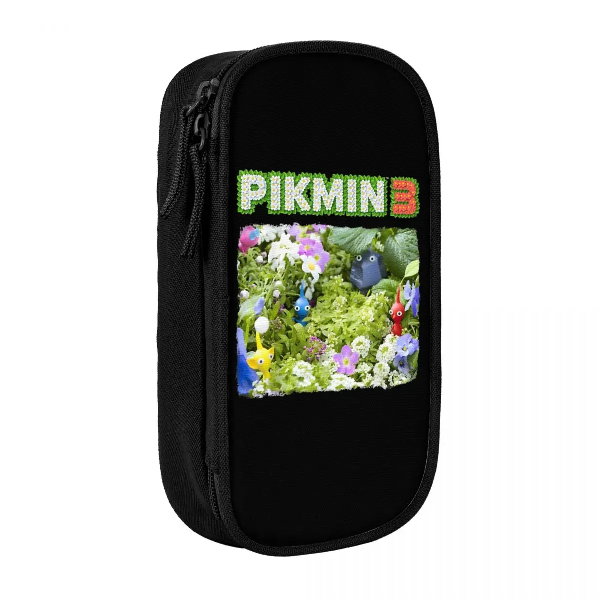 

Classic Pikmin 3 Floral Logo Pencil Case Pencil Box Pen Holder Kids Large Storage Bag Students School Gifts Stationery