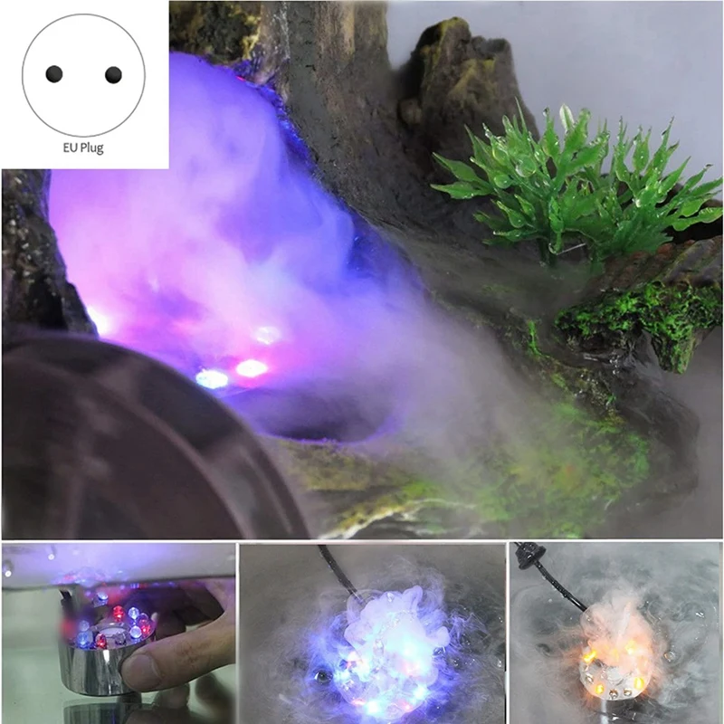 Top Sale elektrische Ultraschall Luftbe feuchter Mini Nebel Maker Nebel maschine Verne bler Wasser brunnen Teich Zerstäuber Kopf Luftbe feuchter