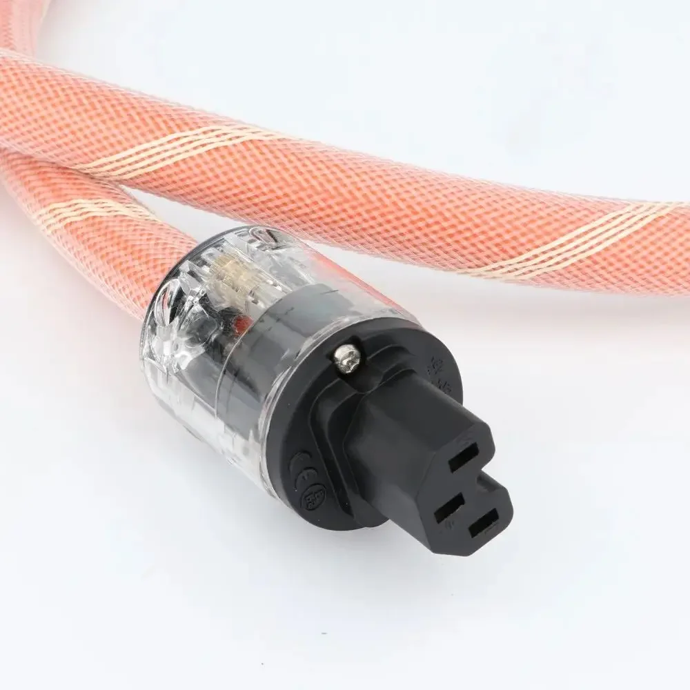 Preffair D505 الصوت OFC كابل الطاقة النحاسي HIFI الولايات المتحدة سلك الطاقة كابل التيار المتناوب الاتحاد الأوروبي الصوت الطاقة الأساسية #6