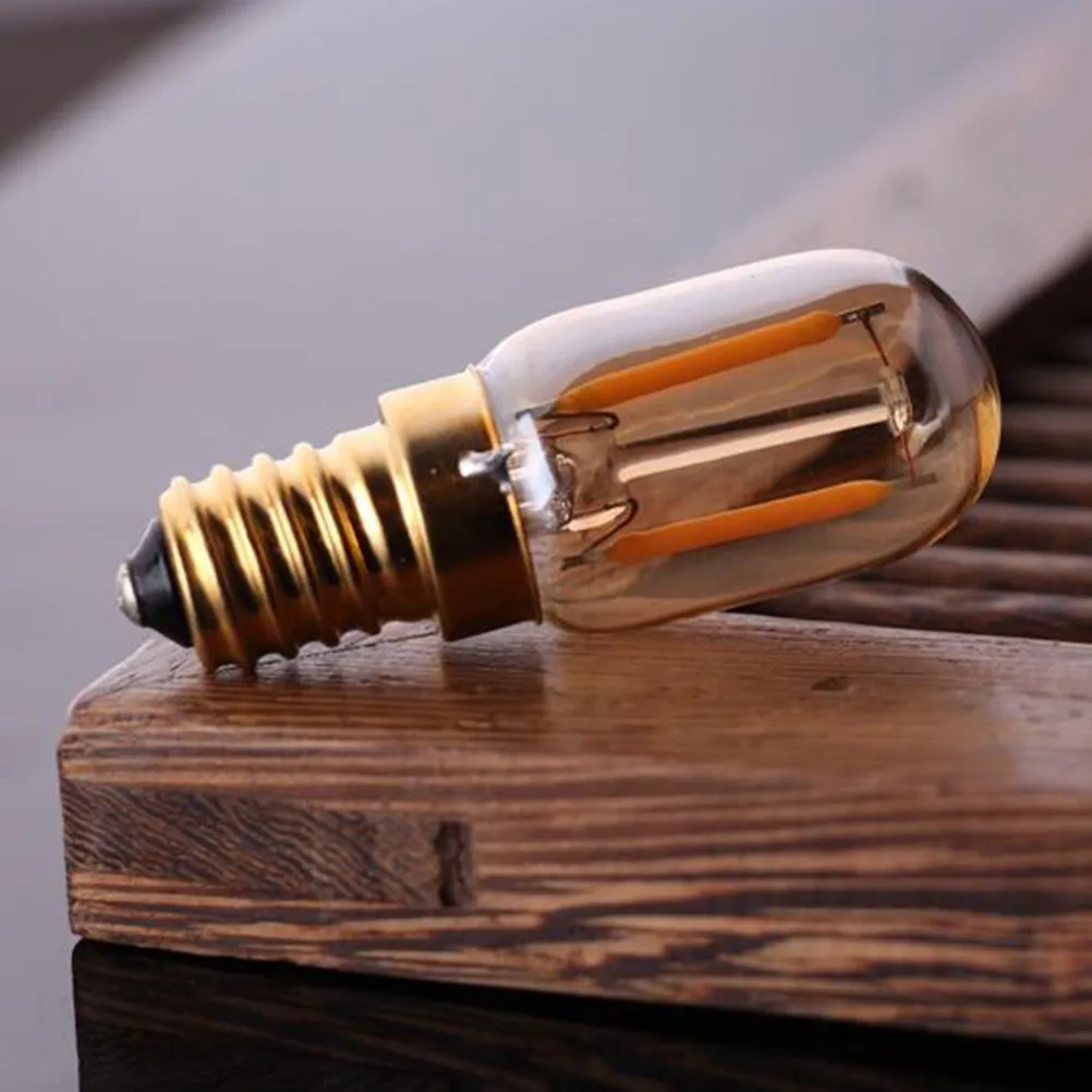 

E14 Oven Bulb Microwave 12-24V Heat Resistant Super Bright Salt Light Cooker Hood Lamp Warm Light Oven Bulb
