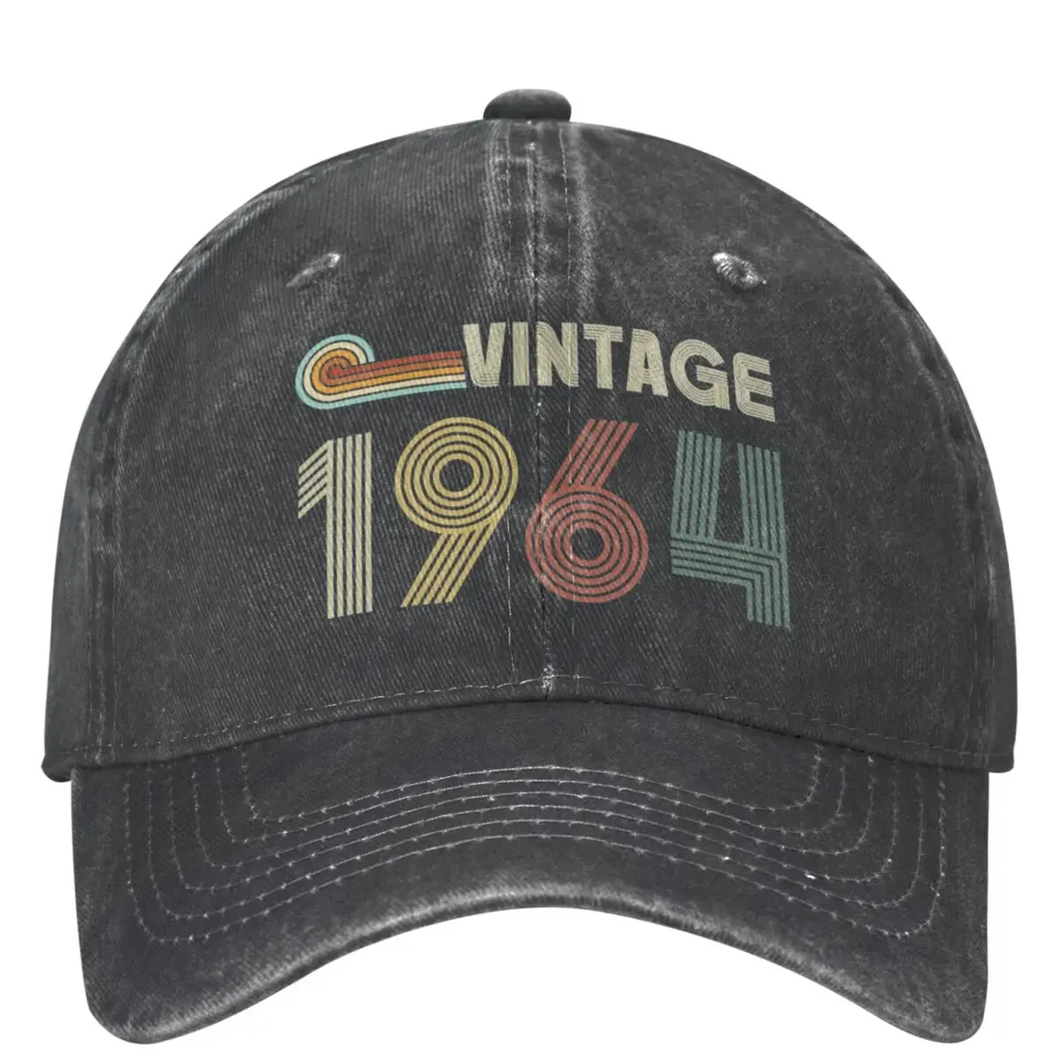 Vintage 1964 Birthday 60 Years Old Baseball Cap Accessories For Unisex Vintage Hats People 60th Casquette Dad Hat Adjustable