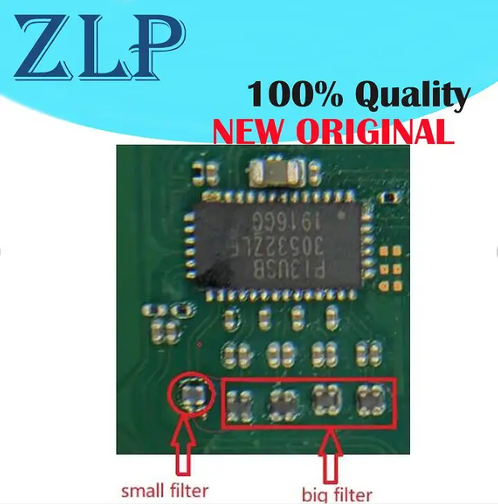 

For N-i-ntendo Switch V2 USB-C Filters (Near to PI3USB Charging Charger Connector) EMI Filter Chock On Motherboard
