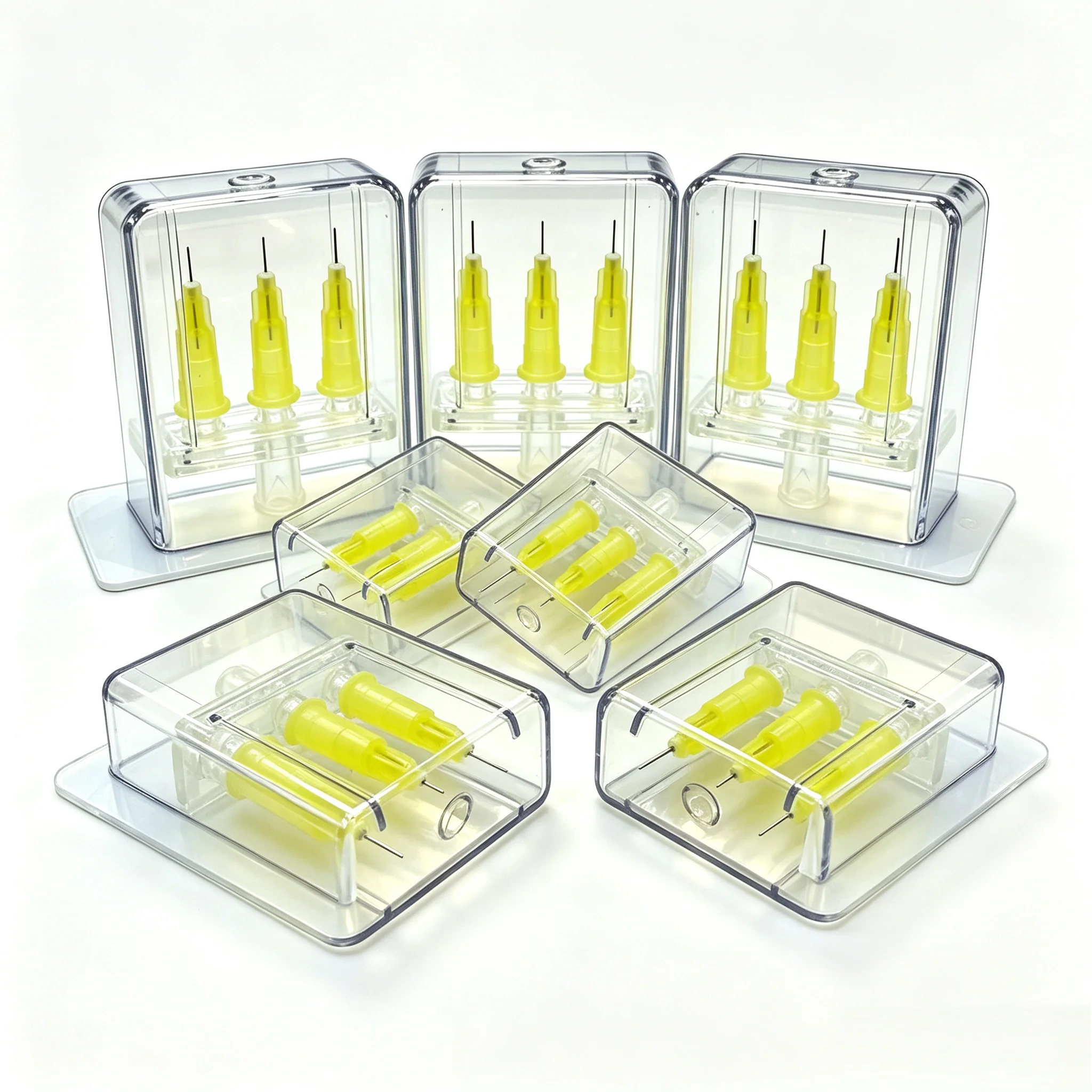 Disposable Sterile 30G*4mm Three-needle Sterilized Packed 3pin Needles for PRP & PRF Injections