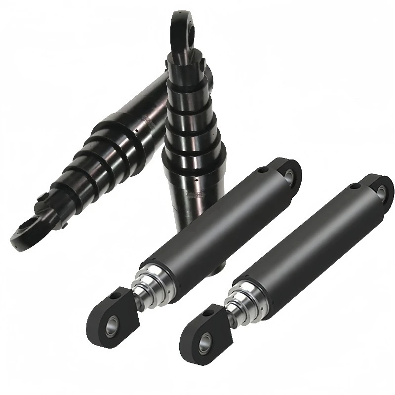 

5-Stage telescopic cylinder hydraulic hoist used tractor lift arm for dump truck construction industry with piston seal