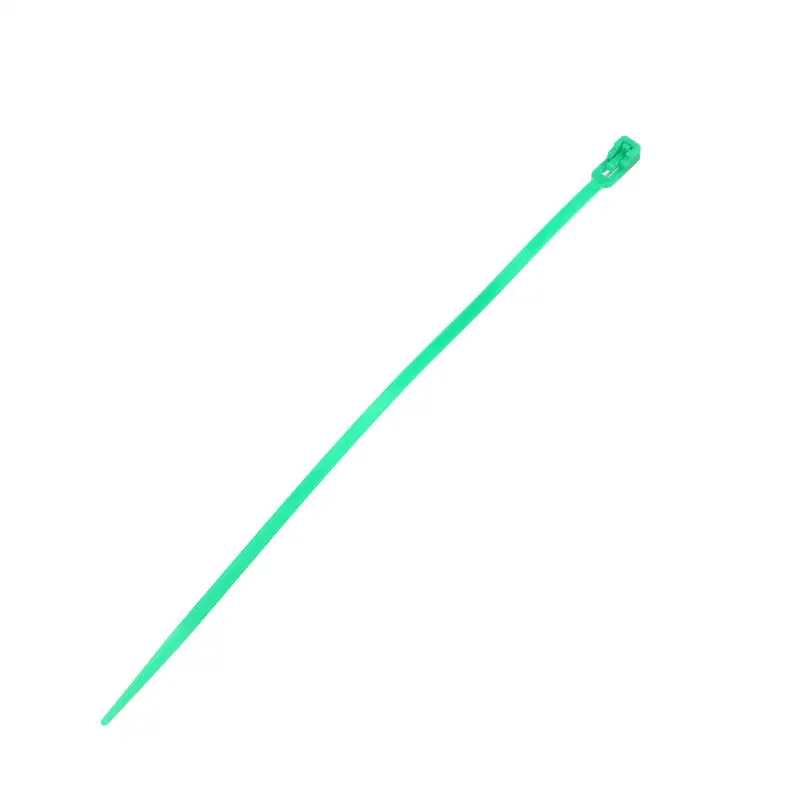 ทนทาน 100 ชิ้น/แพ็คสายเคเบิลที่มีสีสันไนลอนสายรัดซิปหลายหัวเข็มขัดแบบใช้ซ้ำได้ DIY สายรัดสำหรับยึดและผูก