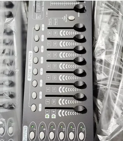 1Pc stage lighting console DMX192 console. Compact, simple and easy to use