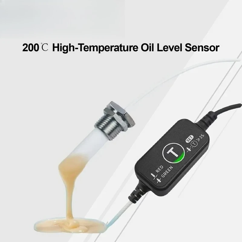 Industrial High Precision Capacitive Level Sensor WKCH2-B62 200C for Glue Grease Sauce Oil Detection PTFE G1/2 Thread