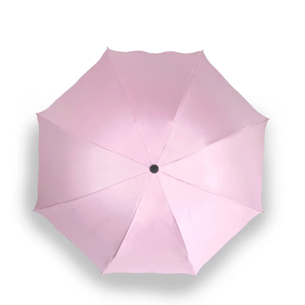 

Mini Foldable UV Umbrella Waterproof Flower Patterned Parasol for Woman Lotus Leaf Brim Sunscreen Small Automatic 8 Ribs