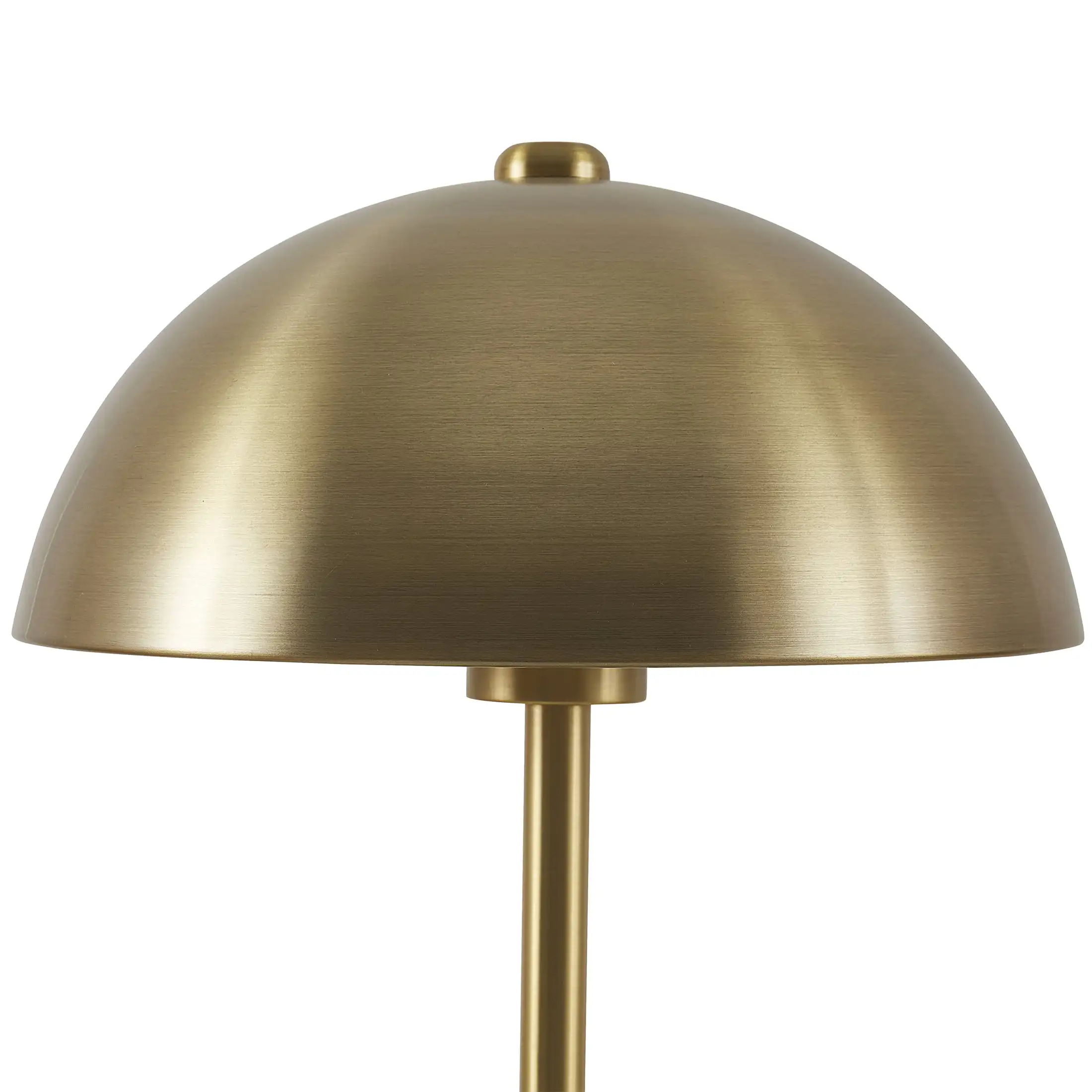 

18 Modern Dome Touch On/Off Table Lamp, Brass