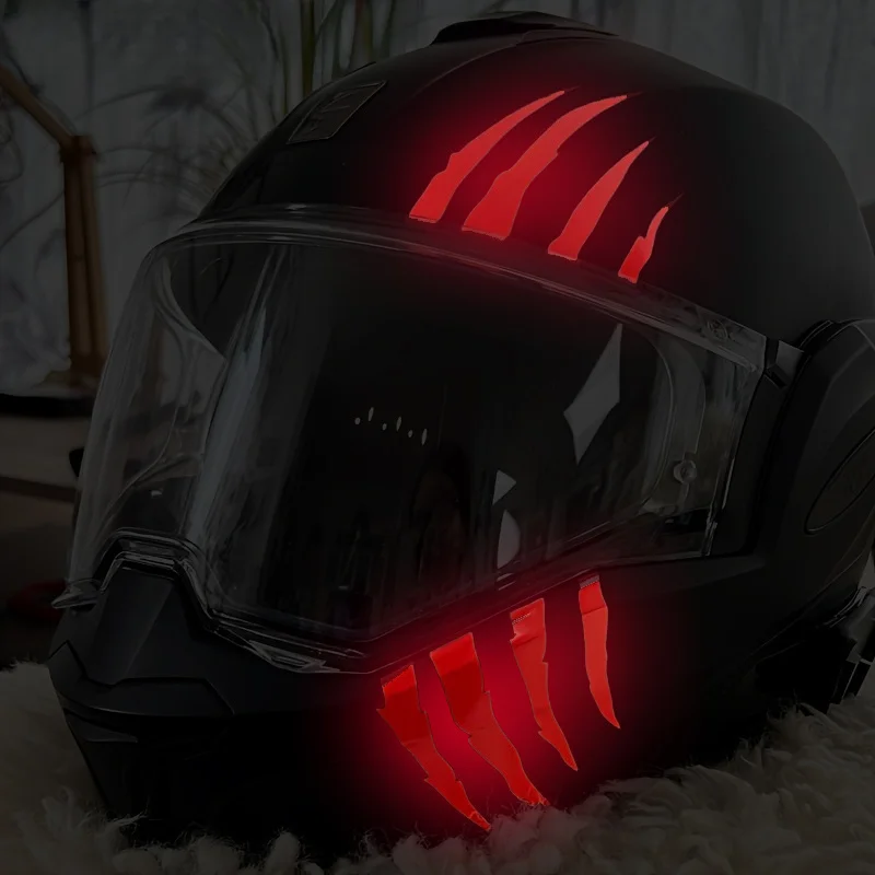 

Светоотражающий красный Монстр Коготь царапин DIY мотоциклетная лампа топливный бак мотоцикла Водонепроницаемая наклейка украшение