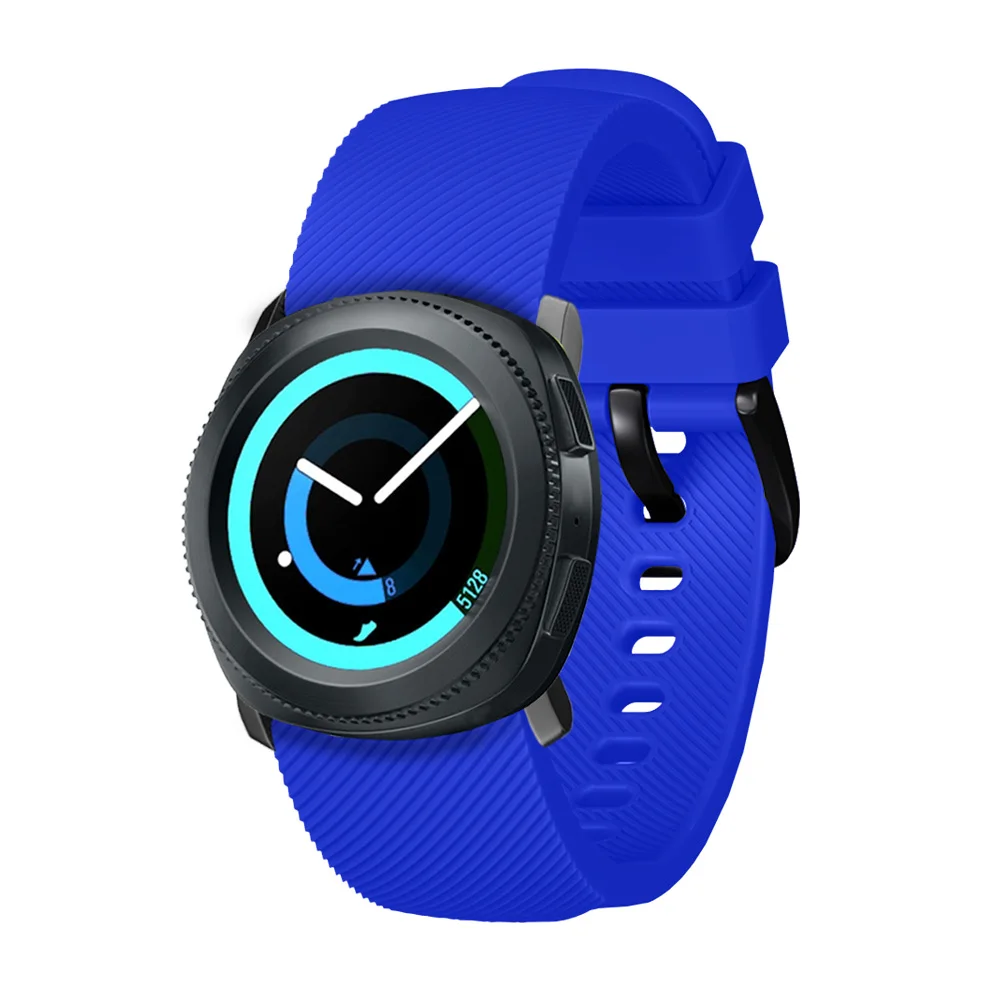 20mm cinta para samsung galaxy active 2/assista 3 41mm relógio de banda 4/4 clássico/46mm/42mm/3 engrenagem esporte silicone pulseira smartwatch