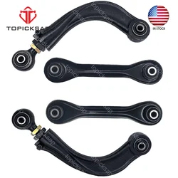 TOPICKSAP Rear Adjustable Control Arm Lower Forward Locating Arms Kits for Ford Focus C-Max Mazda 3 5 Volvo C30 C70 2000 - 2018