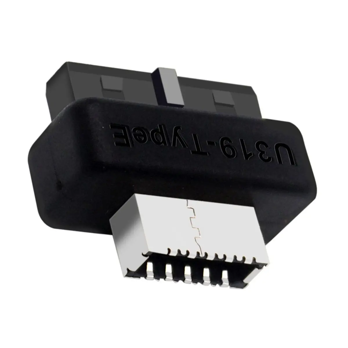 CCDDBG 10X USB Front Panel Adapter USB3.0 19PIN/20Pin to Type-E Female Adapter Internal Vertical Connector