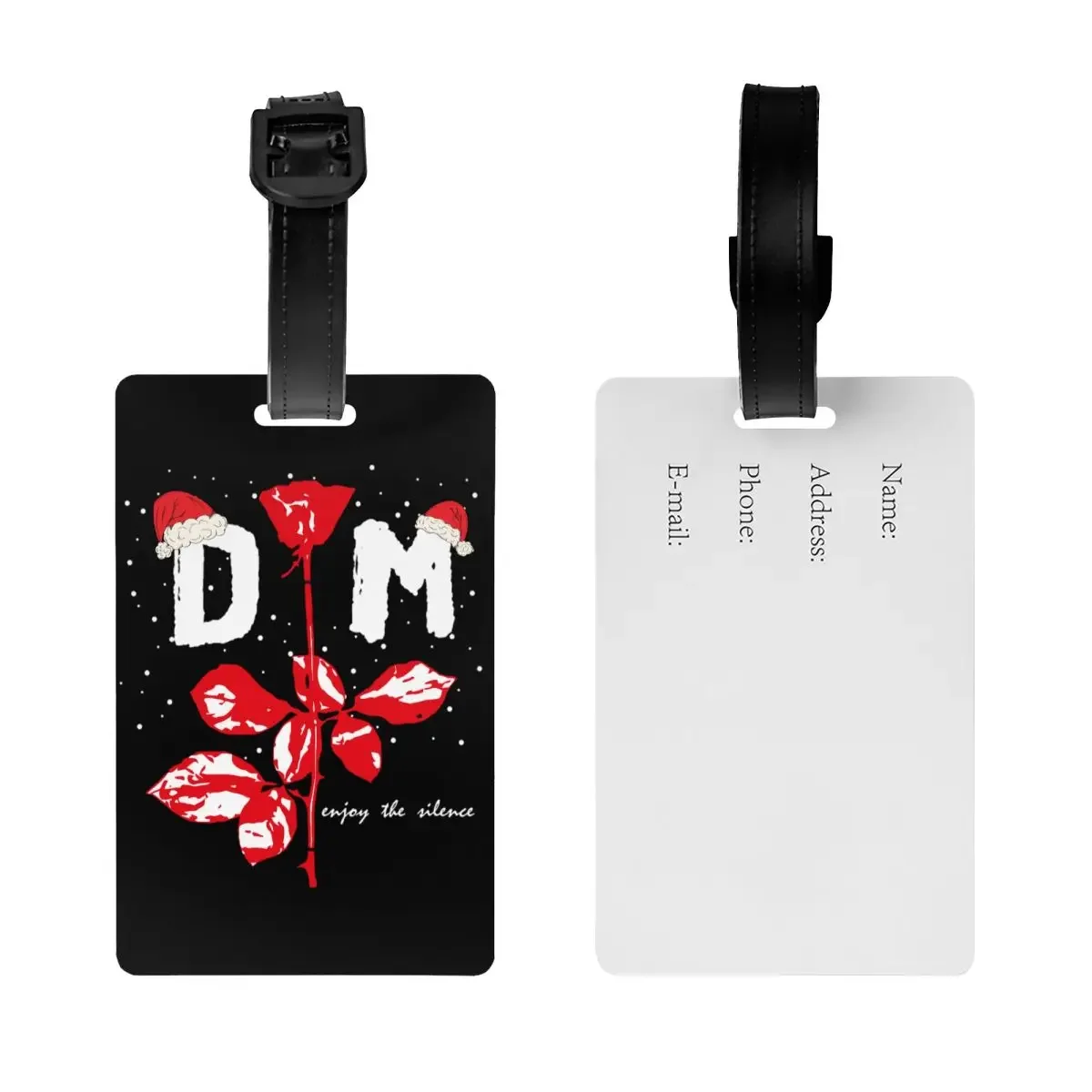 Custom Cool Mode Luggage Tag With Name Card DM Privacy Cover ID Label for Travel Bag Suitcase