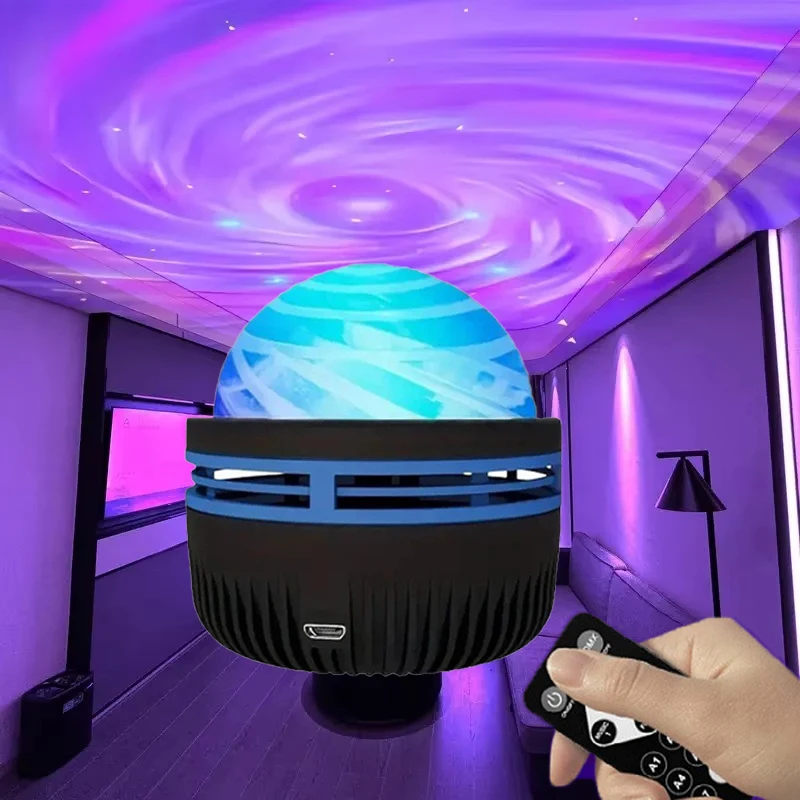 جهاز عرض LED جالاكسي ملون يعمل بمنفذ USB وضوء ليلي للسماء لديكور حفلات غرفة الأطفال وحفلات عيد الميلاد