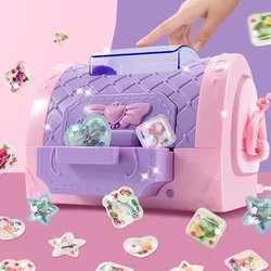 BRICOLAGE Autocollant Maker Jouets Apprentissage Précoce Jouets Éducatifs Parti Faveur Créatif Fait Main 3D Autocollant Machine Pour Filles Garçons Enfants