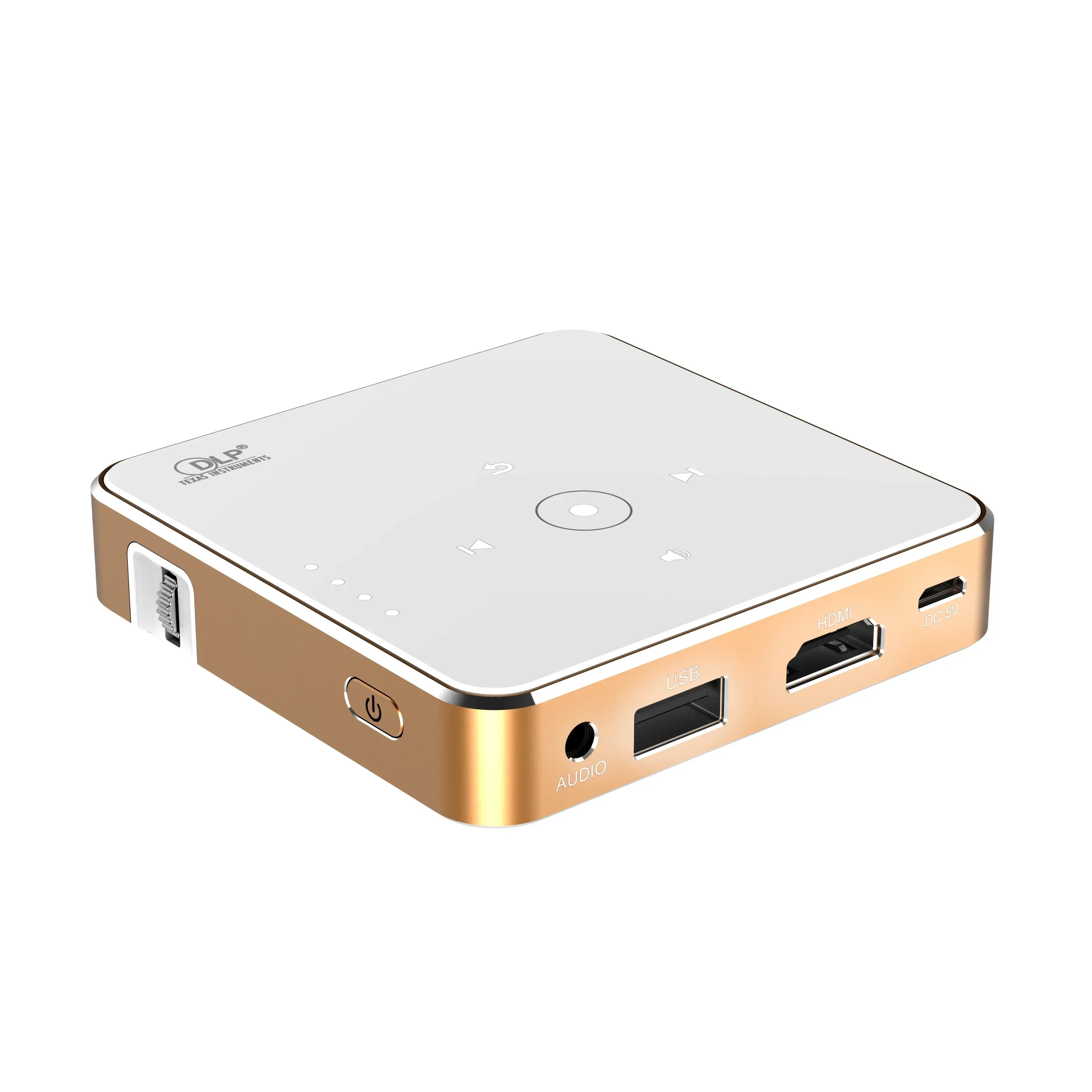 Портативный мини-проектор 2026 Premium Full HD с аккумулятором, мощным звуком, DLP LED, Android, 4K