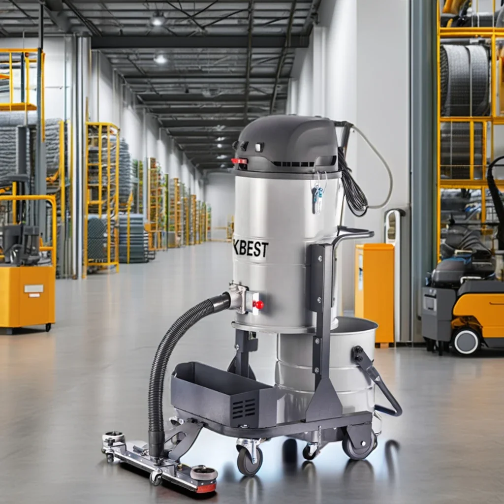 Single-phase 3-motor wet dry industrial vacuum cleaner